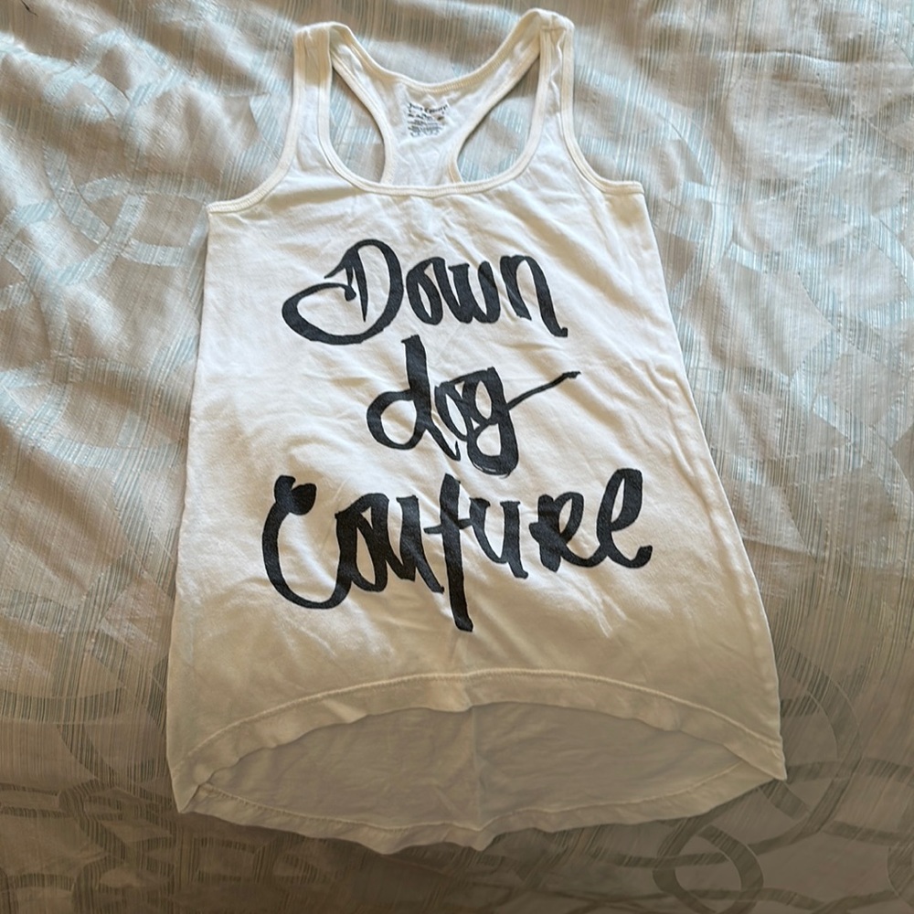 Vintage Juicy Couture Down Dog Couture Yoga tank top